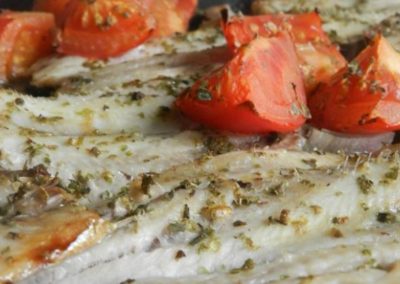 Filets de sardines grillés